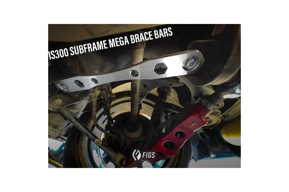 FIGS REAR SUBFRAME MEGA BRACE BARS IS300 JZX110 ALTEZZA